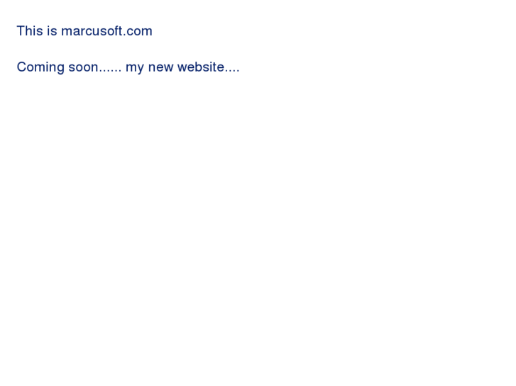 www.marcusoft.com