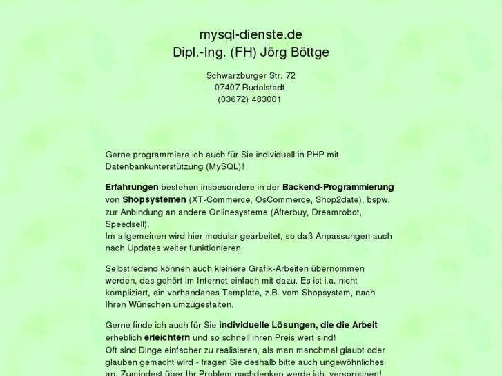 www.mysql-dienste.de