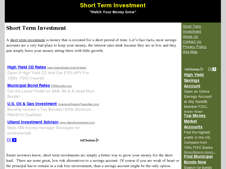 www.shortterminvestment.org