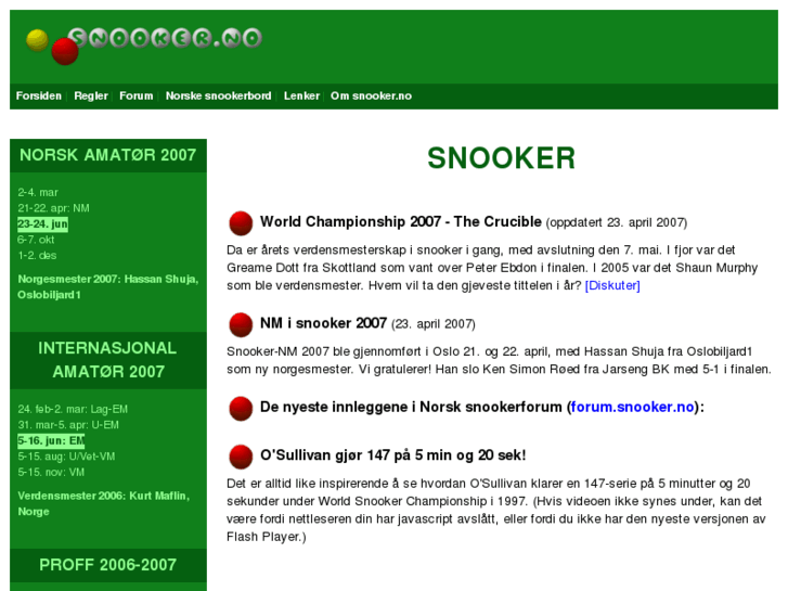 www.snooker.no