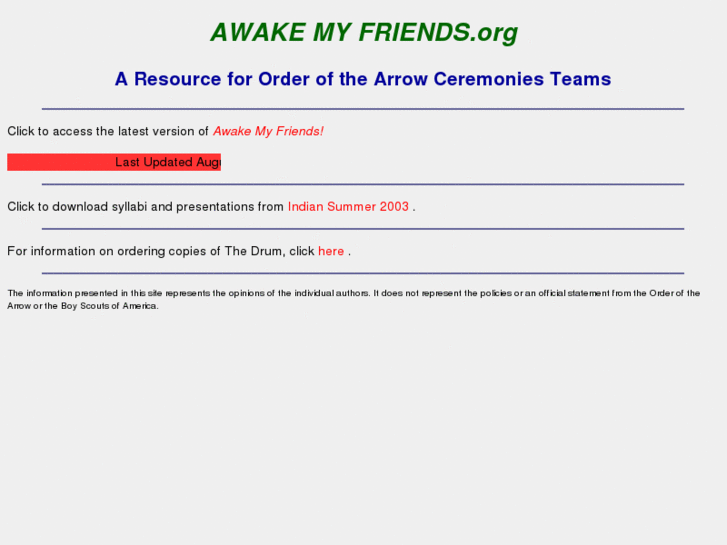 www.awakemyfriends.org