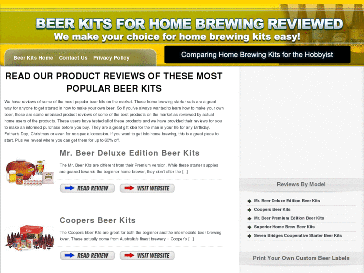 www.beerkitsforhomebrewing.com