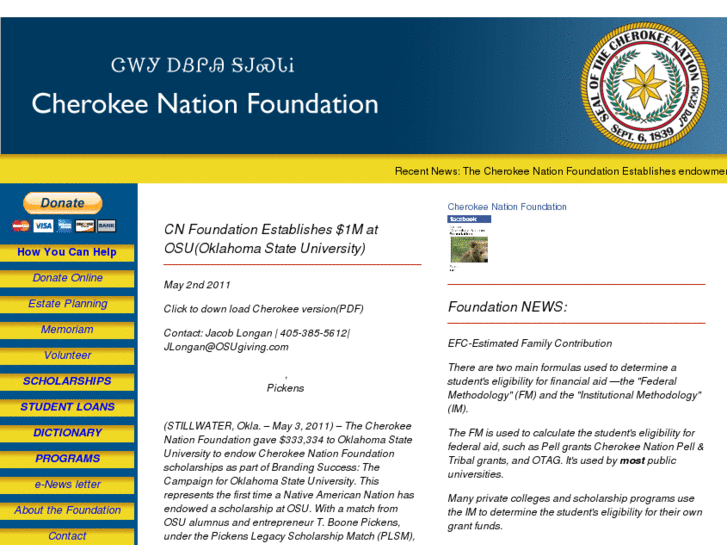 www.cherokeenationfoundation.biz