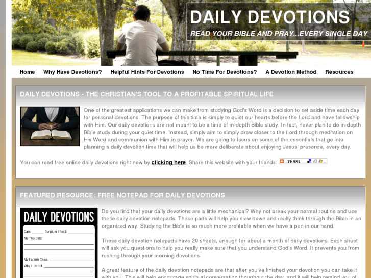 www.devotions.me