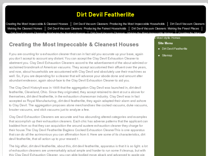 www.dirtdevilfeatherlite.org