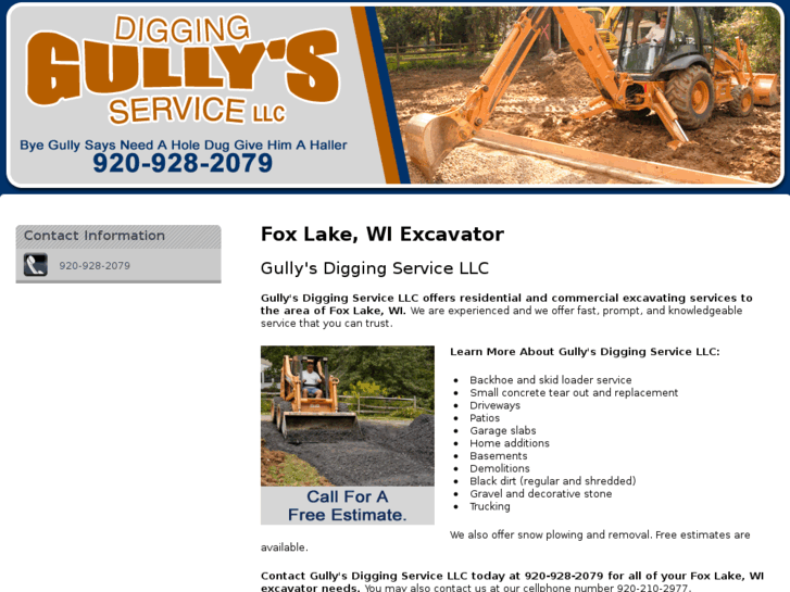 www.gullysdiggingservice.com