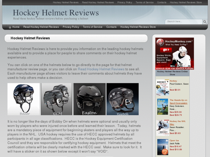 www.hockeyhelmetreviews.com