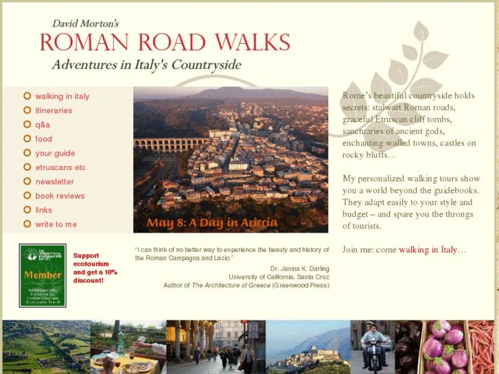 www.romanroadwalks.com