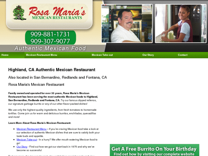 www.rosamariasmexicanrestaurant.com