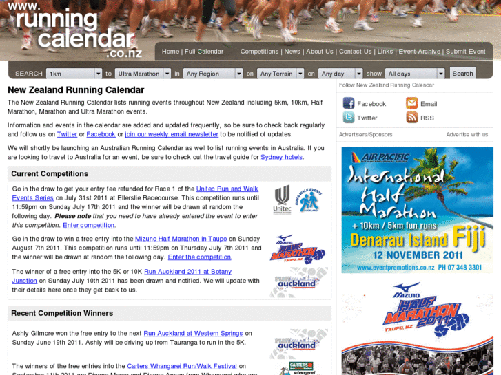 www.runningcalendar.co.nz