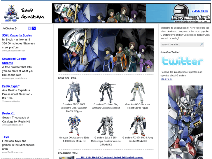 www.shopgundam.com
