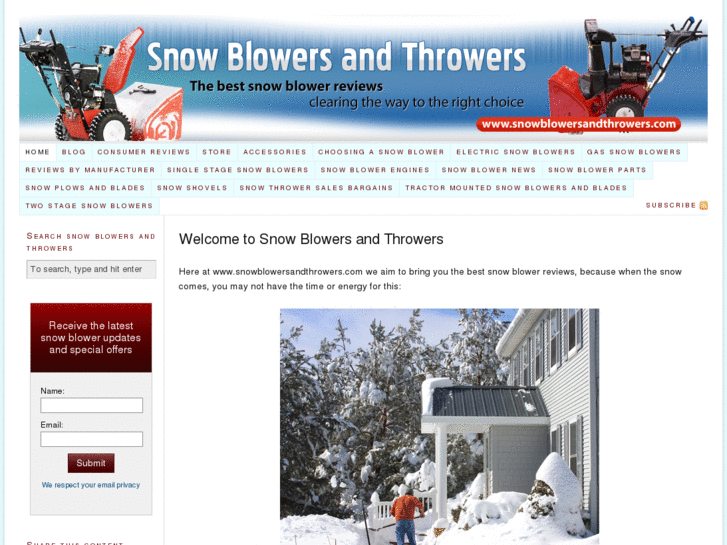 www.snowblowersandthrowers.com