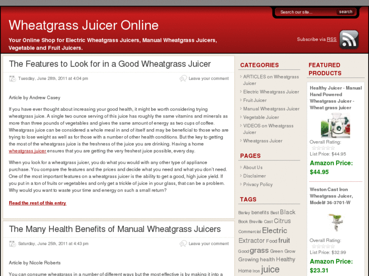 www.wheatgrassjuiceronline.com