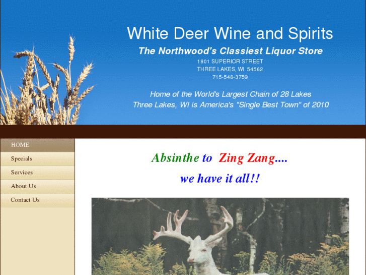 www.whitedeerliquors.com