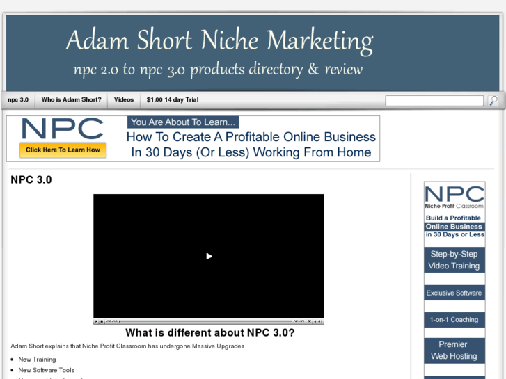 www.adamshortnichemarketing.com