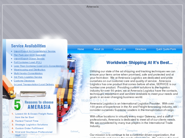 www.amerasialogistics.com