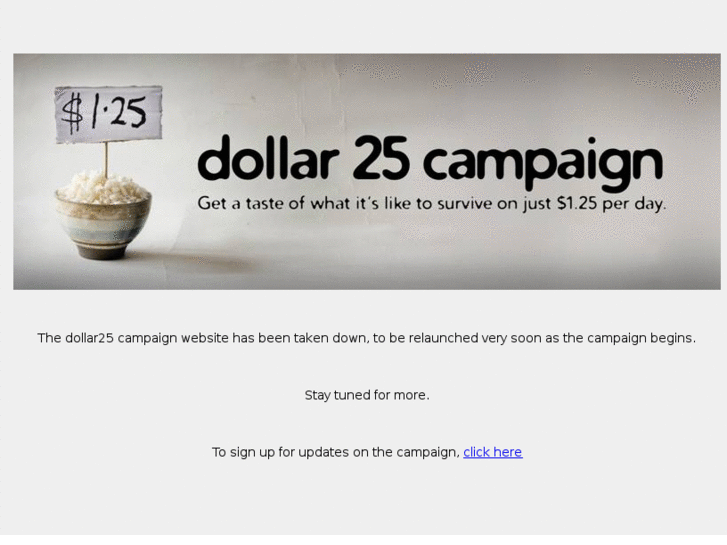 www.dollar25campaign.com