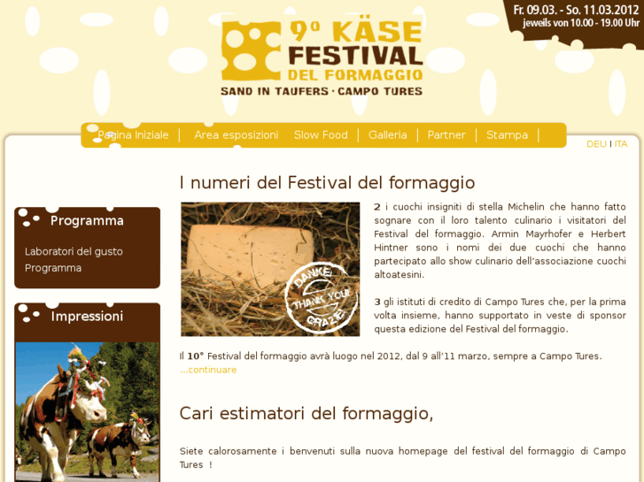 www.festivaldelformaggio.com