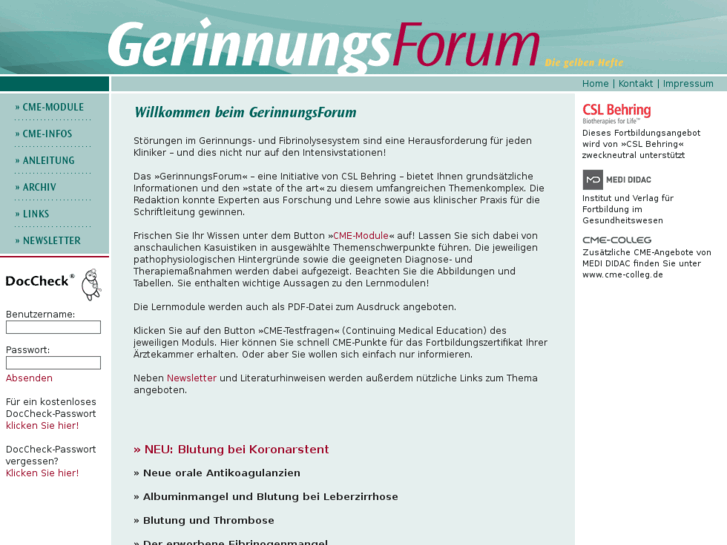 www.gerinnungsforum.net