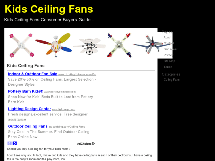 www.kids-ceiling-fans.com