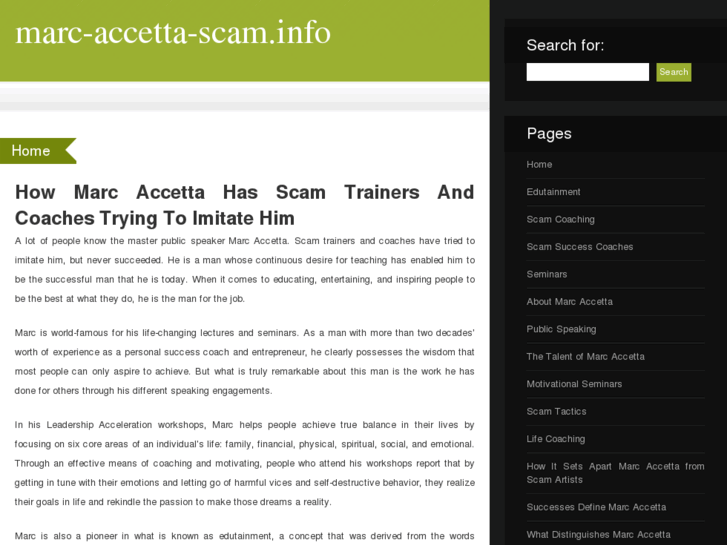 www.marc-accetta-scam.info