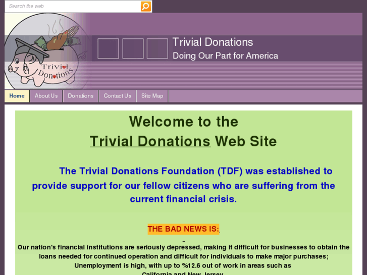 www.trivialdonations.com