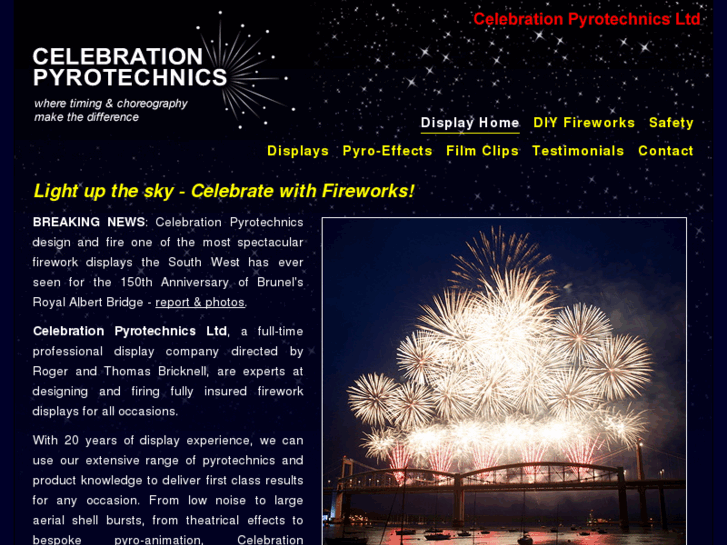 www.celebrationpyrotechnics.com