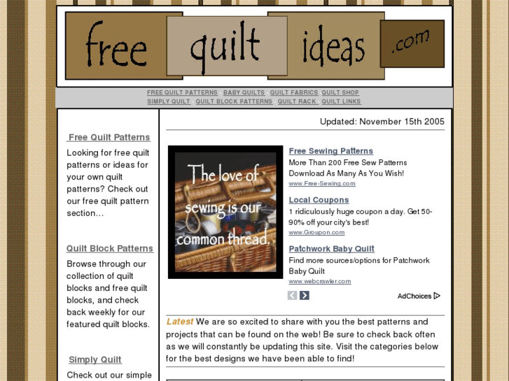 www.freequiltideas.com