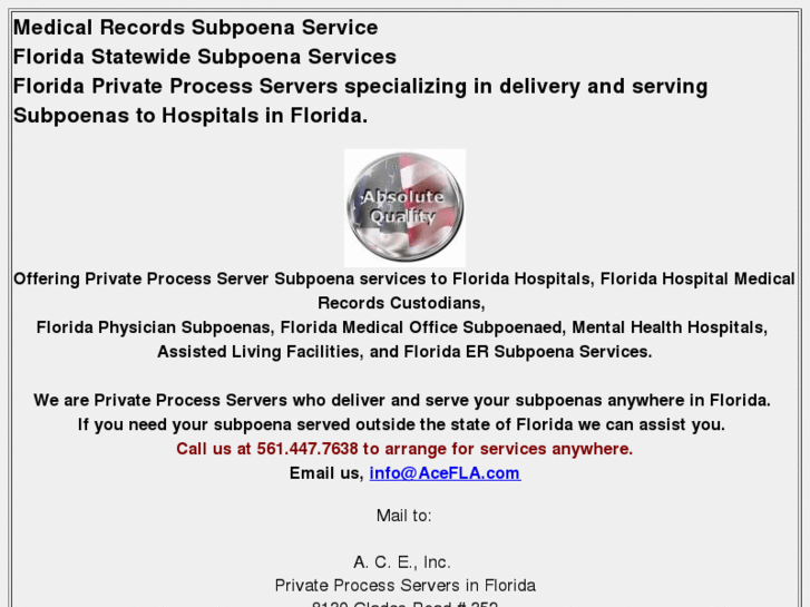 www.hospitalsubpoena.com