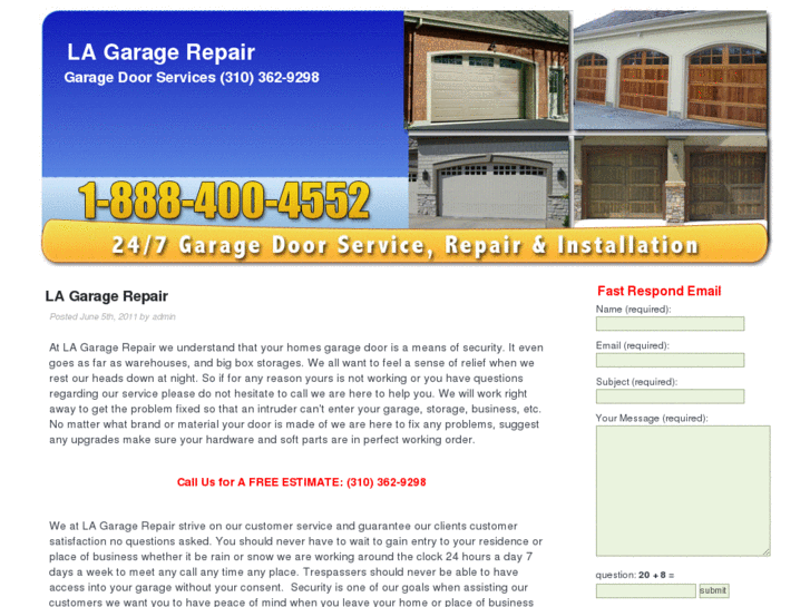 www.la-garage-repair.info