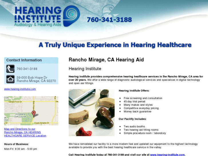 www.ranchomiragehearing.com