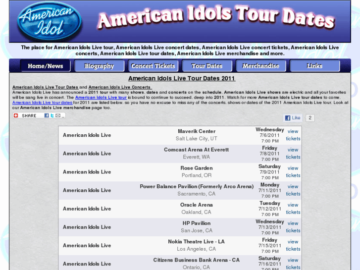 www.americanidolstourdates.com