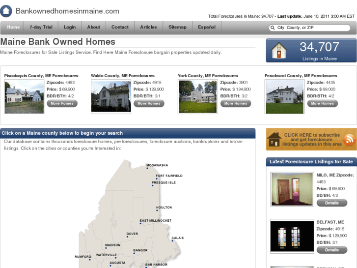 www.bankownedhomesinmaine.com