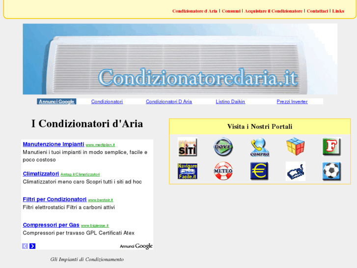 www.condizionatoredaria.it
