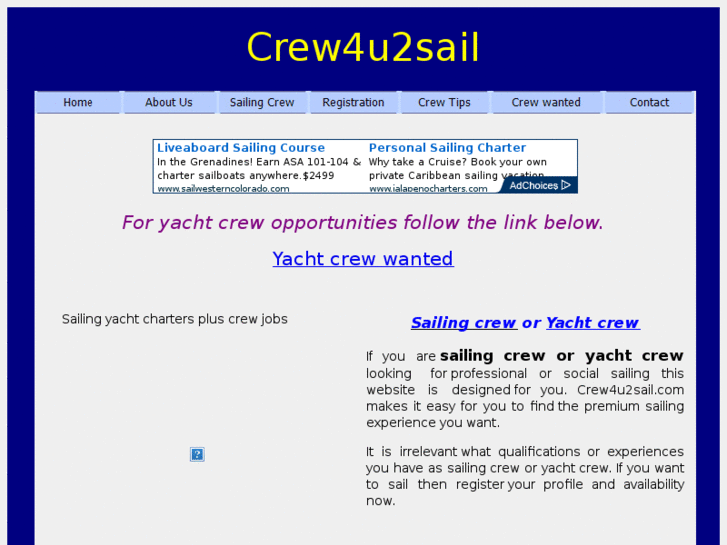 www.crew4u2sail.com