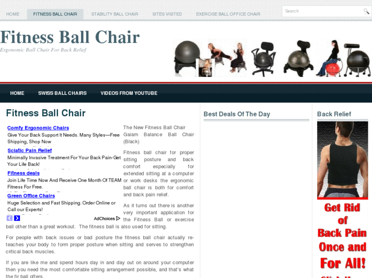 www.fitnessballchair.com