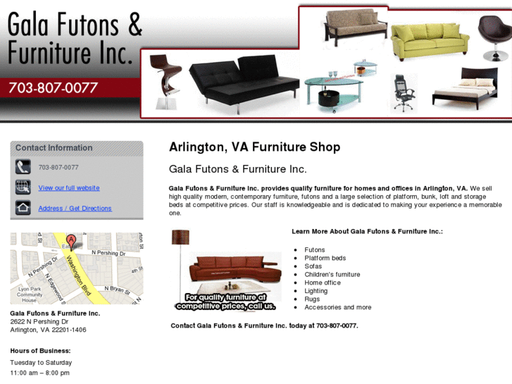 www.galafutonsandfurnitureinc.com