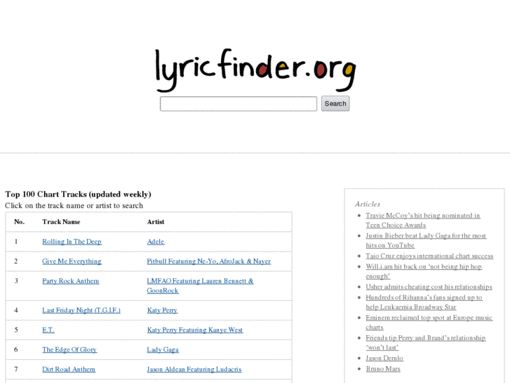 www.lyricfinder.org