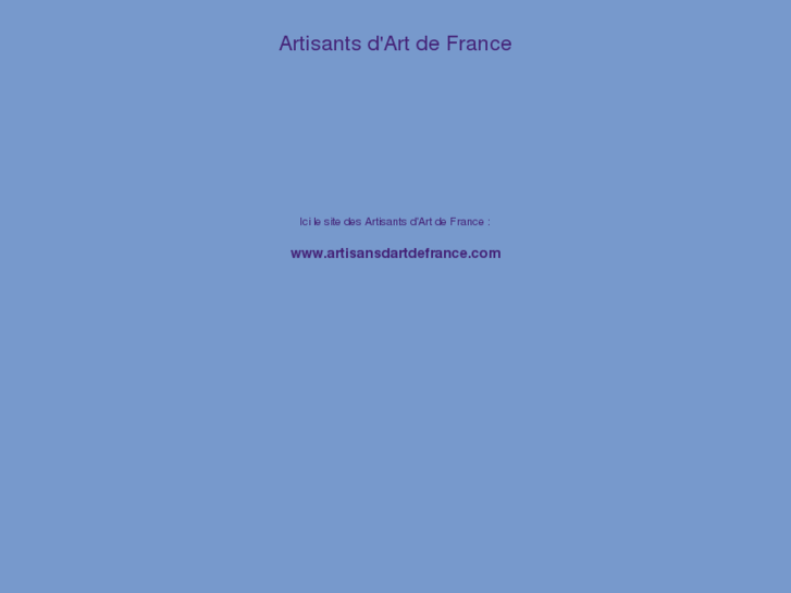 www.artisanatsdartdefrance.com