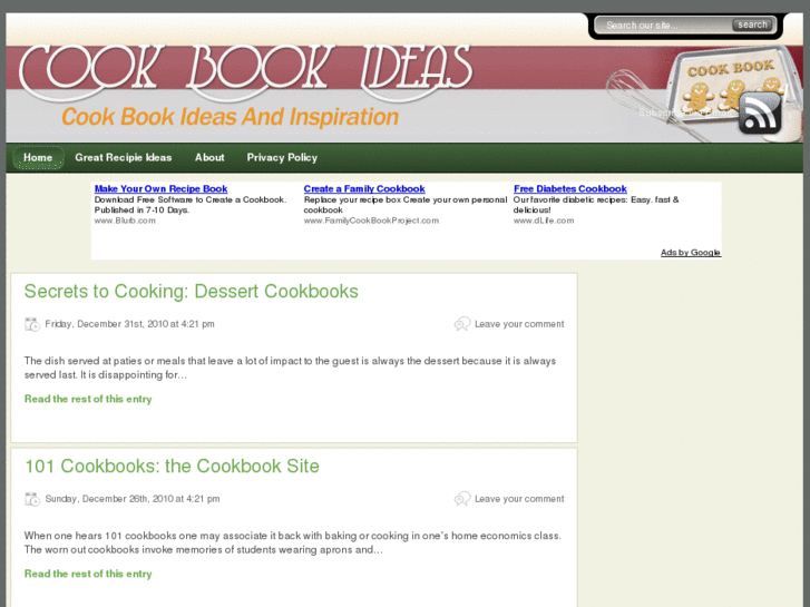 www.cookbookideas.info