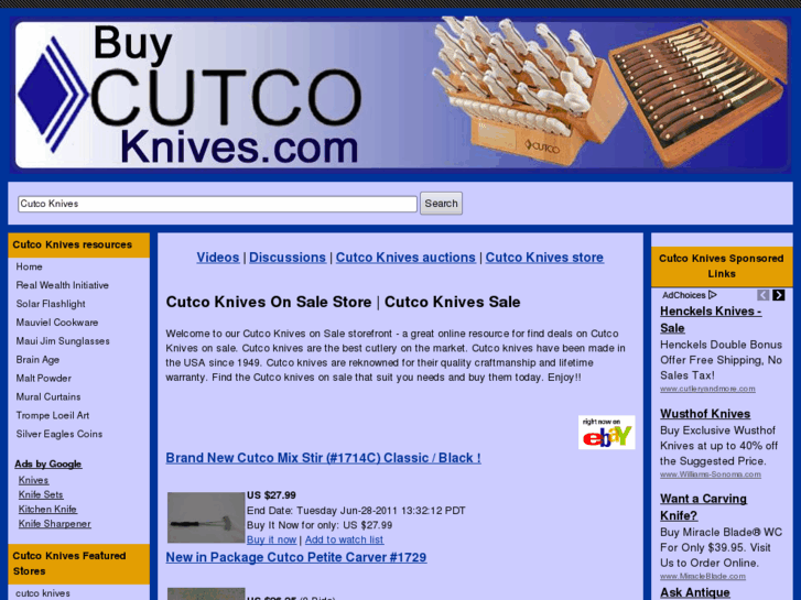 www.cutcoknivesonsale.com