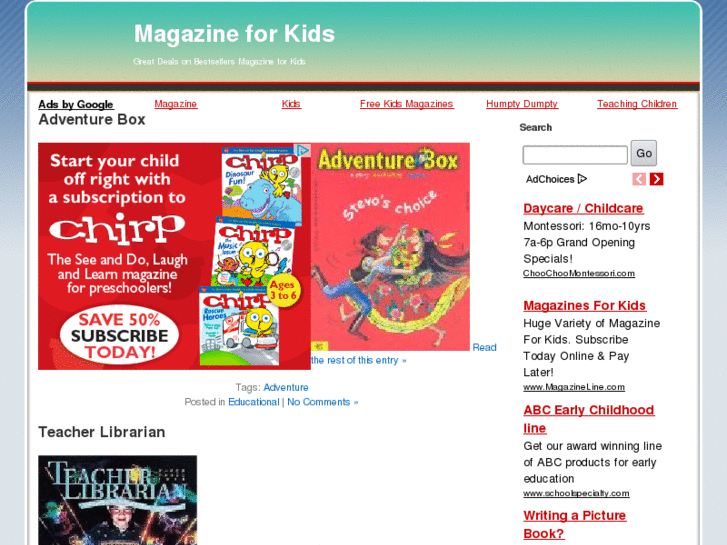 www.magazineforkids.org