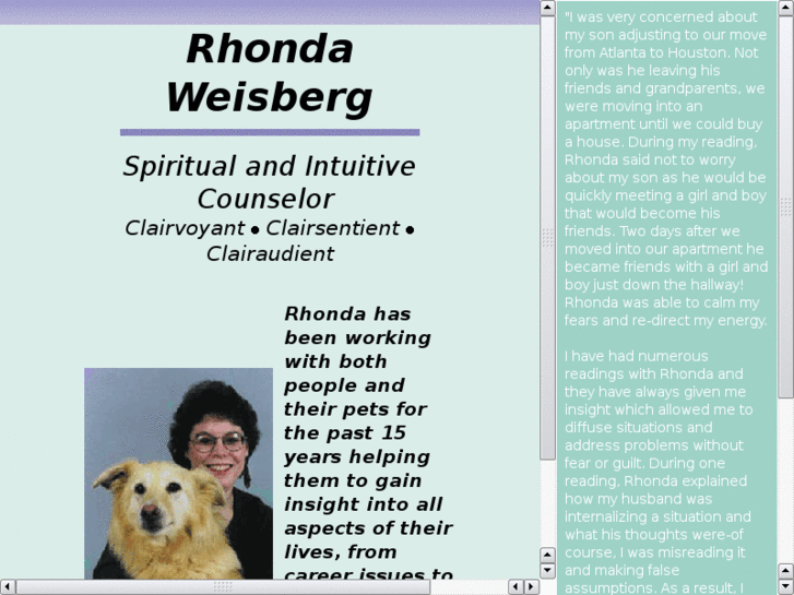 www.rhondaweisberg.net