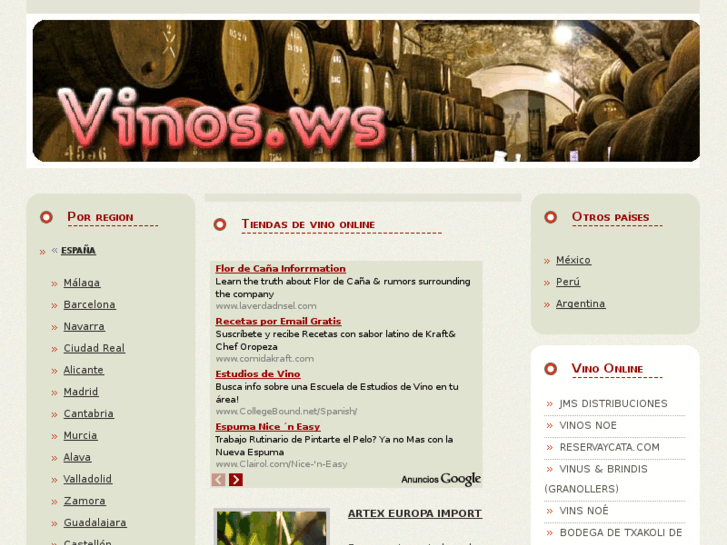 www.vinos.ws