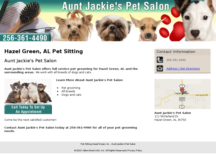 www.auntjackiespetsalon.com