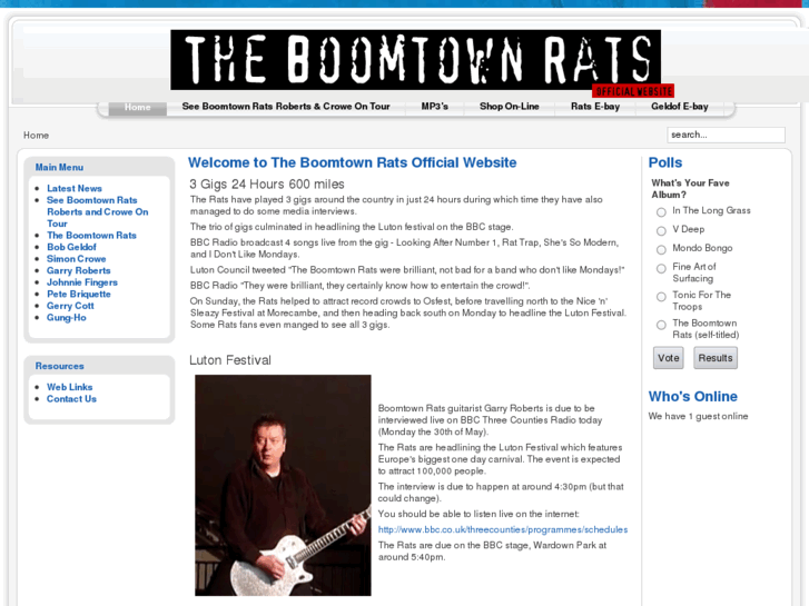 www.boomtownrats.co.uk