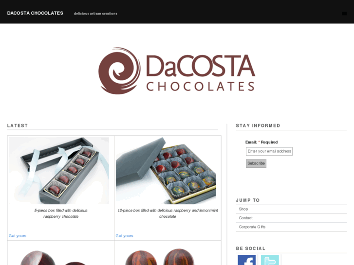 www.dacostachocolates.com