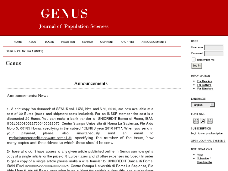 www.genus-journal.com