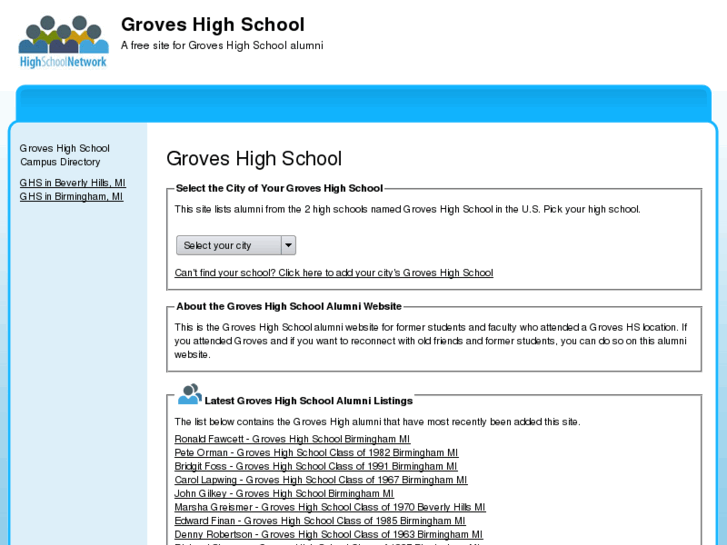 www.groveshighschool.net