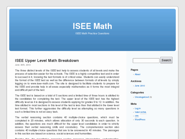 www.isee-math.com